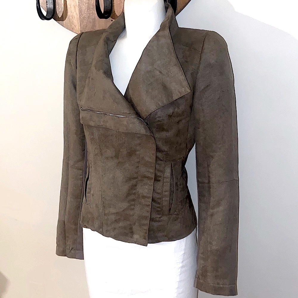 Intermix Faux Suede Jacket NWOT